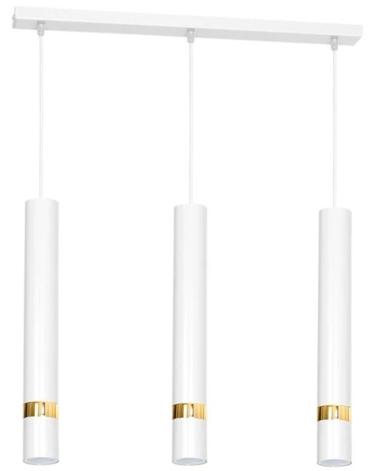 Lampa wisząca JOKER WHITE/GOLD 3xGU10 MLP6082 Milagro