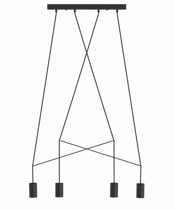 LAMPA WISZĄCA IMBRIA BLACK IV 9192 Nowodvorski