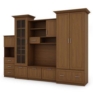 Meblościanka Milo Wiśnia Porto 280 cm 996449 Meblościanka Milo Wiśnia Porto 280 cm 996449