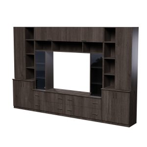 Meblościanka Modena Dąb Carpenter Coffeec 340 cm 996439 Meblościanka Modena Dąb Carpenter Coffeec 340 cm 996439