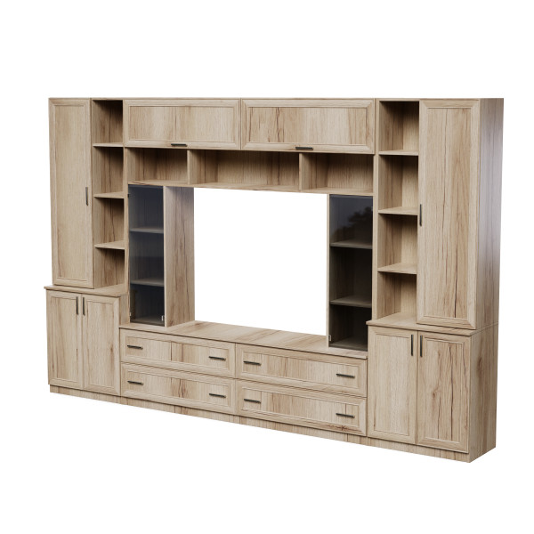 Meblościanka Modena Dąb Grand Naturalny 340 cm 996433