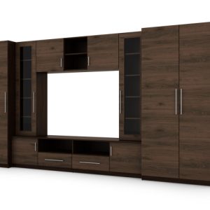 Meblościanka Neptun Sonoma Ciemna/Orzech Okapi 370 cm 1051761 Meblościanka Neptun Sonoma Ciemna/Orzech Okapi 370 cm 1051761