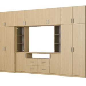 Meblościanka Nesto Dąb Baltic Dune – Okucia Premium 1067265 Meblościanka Nesto Dąb Baltic Dune – Okucia Premium 1067265