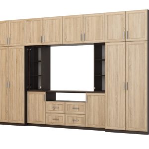 Meblościanka Nesto Sonoma Ciemna/Sonoma Jasna – Okucia Premium 380 cm 1067271 Meblościanka Nesto Sonoma Ciemna/Sonoma Jasna – Okucia Premium 380 cm 1067271