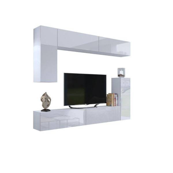 Meblościanka PREMIUM 245 cm biały połysk 749029