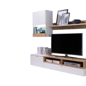 Meblościanka ROCO biały / dąb złoty 331797 Meblościanka ROCO biały / dąb złoty 331797