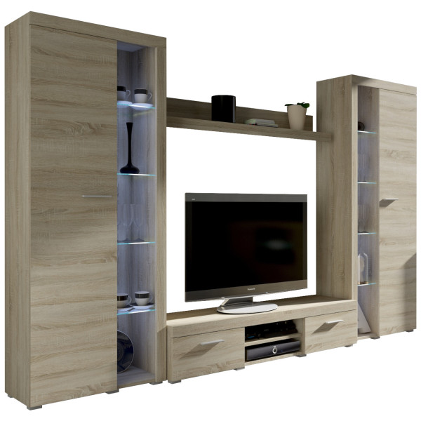 Meblościanka RODOS XL dąb sonoma 252530