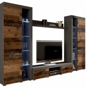 Meblościanka RUMBA XL półka ścienna Witryna OldStyle/Matera 285668 Meblościanka RUMBA XL półka ścienna Witryna OldStyle/Matera 285668
