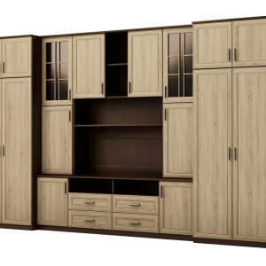 Meblościanka Sawa Sonoma Jasna – Okucia Premium 390 cm 1041489 Meblościanka Sawa Sonoma Jasna – Okucia Premium 390 cm 1041489