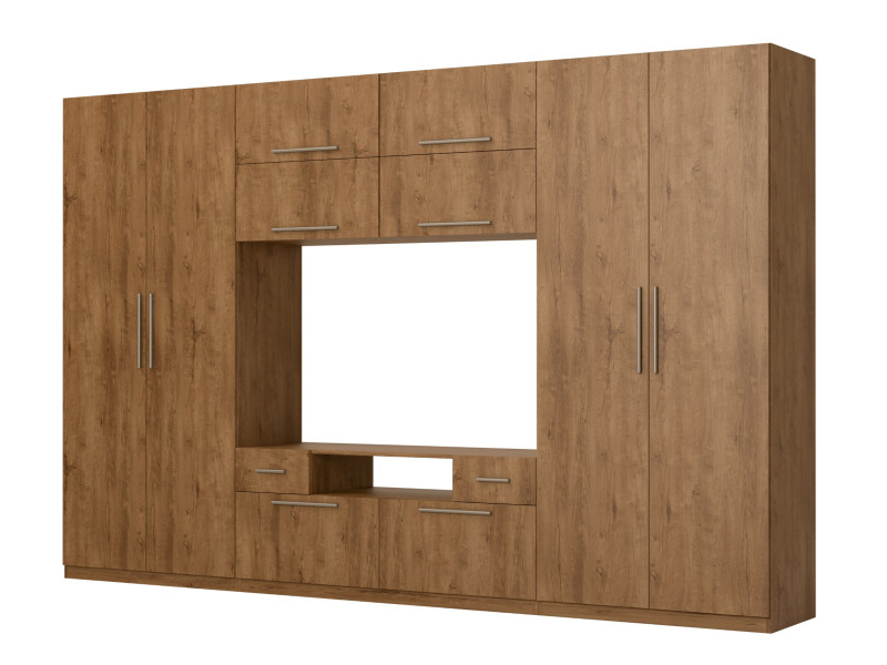 Meblościanka Scandi Dąb Lefkas 330 cm 1067278