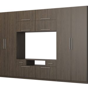 Meblościanka Scandi Dąb Windmill Ciemny 350 cm 1067284
