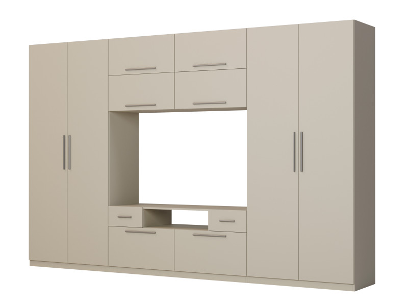 Meblościanka Scandi Kaszmirowy Beż - Okucia Premium 390 cm 1067282