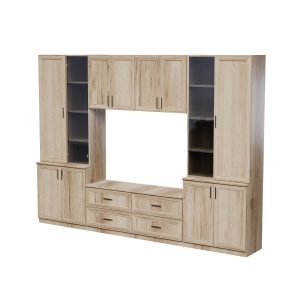 Meblościanka Stilo Dąb Grand Naturalny 300 cm 1041498 Meblościanka Stilo Dąb Grand Naturalny 300 cm 1041498