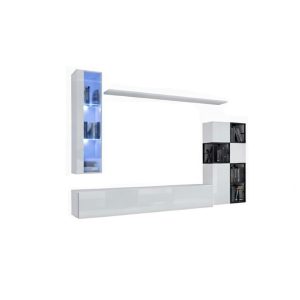 Meblościanka SWITCH MET II biała 834287