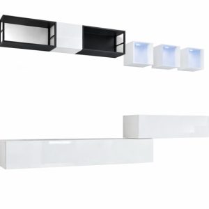 Meblościanka SWITCH MET III biała 1002158