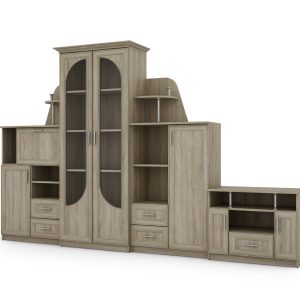 Meblościanka Texas + Rtv Sonoma Jasna – Okucia Premium 320 cm 1051204 Meblościanka Texas + Rtv Sonoma Jasna – Okucia Premium 320 cm 1051204