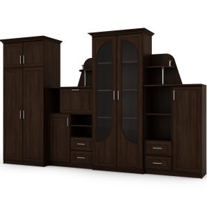 Meblościanka Texas + Szafa Sonoma Ciemna – Okucia Premium 320 cm 1051765