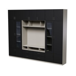 Meblościanka Vero Kaszmirowy Beż/Czarny Onyx 1066103 Meblościanka Vero Kaszmirowy Beż/Czarny Onyx 1066103