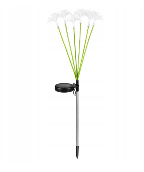 Meduzy lampa solarna ogrodowa wbijana H77 LED 1000776