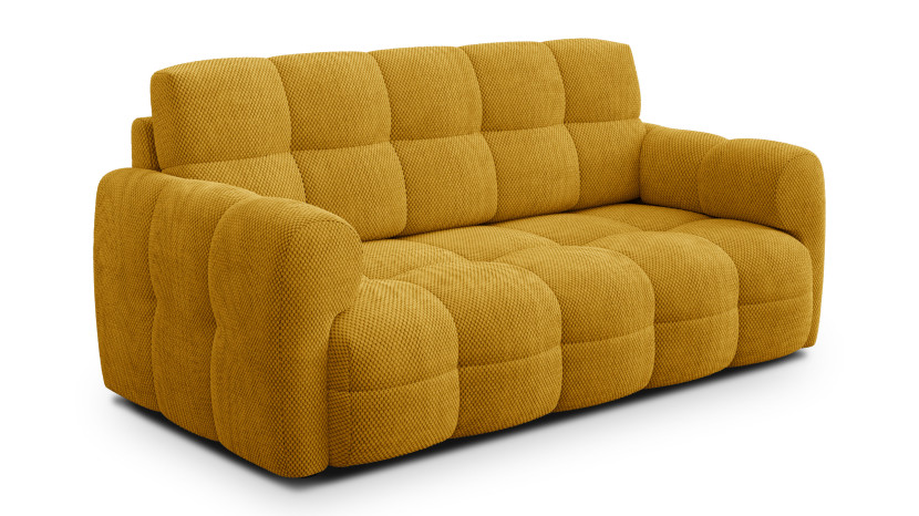 MELLOW sofa 2,5 osobowa, ciemnożółta 801387