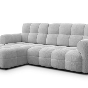 MELLOW sofa narożna 3 osobowa lewa, jasnoszara 801530 MELLOW sofa narożna 3 osobowa lewa, jasnoszara 801530