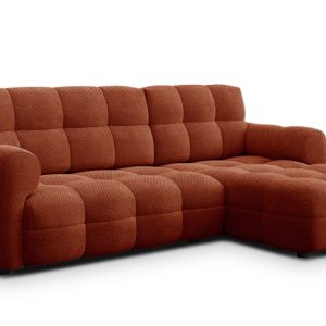 MELLOW sofa narożna 3 osobowa prawa, ciemnopomarańczowa 798690 MELLOW sofa narożna 3 osobowa prawa, ciemnopomarańczowa 798690