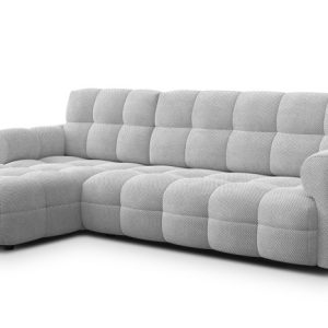 MELLOW sofa narożna 4 osobowa lewa, jasnoszara 801466 MELLOW sofa narożna 4 osobowa lewa, jasnoszara 801466