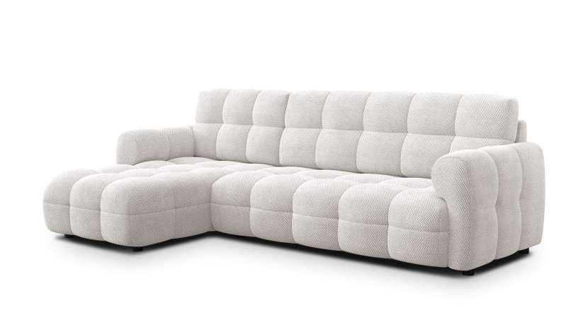 MELLOW sofa narożna 4 osobowa lewa, kremowa 801543