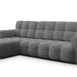 MELLOW sofa narożna 4 osobowa lewa, szara 801508 MELLOW sofa narożna 4 osobowa lewa, szara 801508