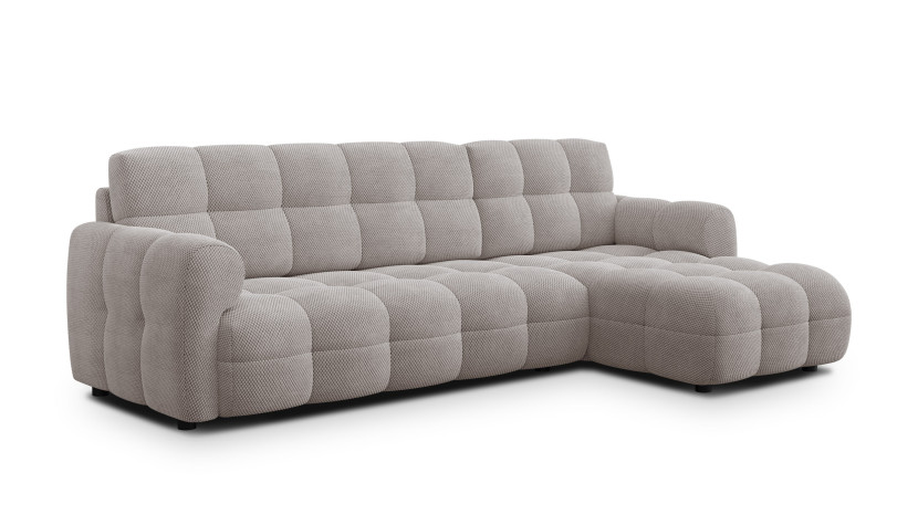 MELLOW sofa narożna 4 osobowa prawa, beżowa 801437