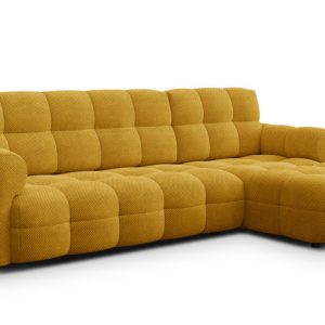 MELLOW sofa narożna 4 osobowa prawa, ciemnożółta 801452 MELLOW sofa narożna 4 osobowa prawa, ciemnożółta 801452