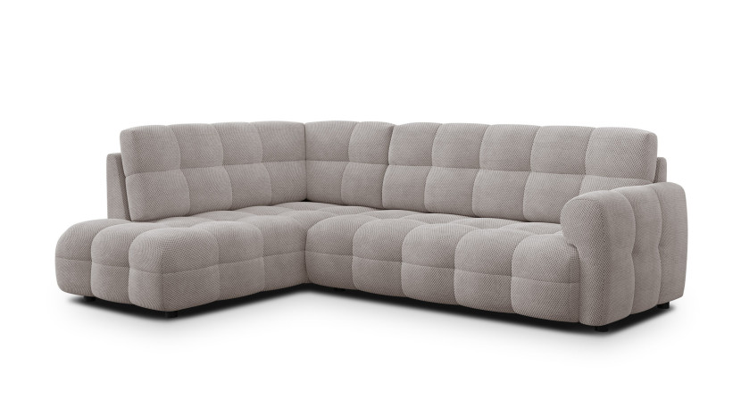 MELLOW sofa narożna 5 osobowa lewa, beżowa 801484