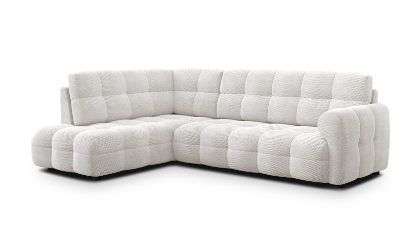MELLOW sofa narożna 5 osobowa lewa, kremowa 801529