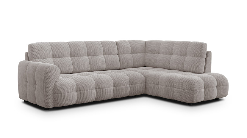 MELLOW sofa narożna 5 osobowa prawa, beżowa 801522