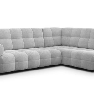 MELLOW sofa narożna 5 osobowa prawa, jasnoszara 801537 MELLOW sofa narożna 5 osobowa prawa, jasnoszara 801537
