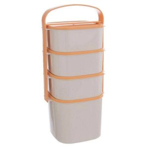 Menażka obiadowa plastikowa 4-poziomowa 2 l 3×1,15 l 155917 Menażka obiadowa plastikowa 4-poziomowa 2 l 3×1,15 l 155917