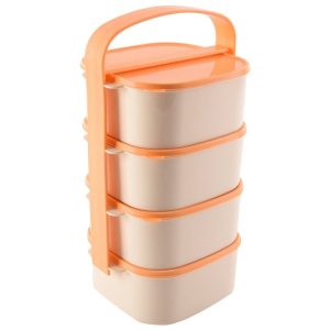 Menażka obiadowa plastikowa 4-poziomowa 4×1,15 l 155914 Menażka obiadowa plastikowa 4-poziomowa 4×1,15 l 155914