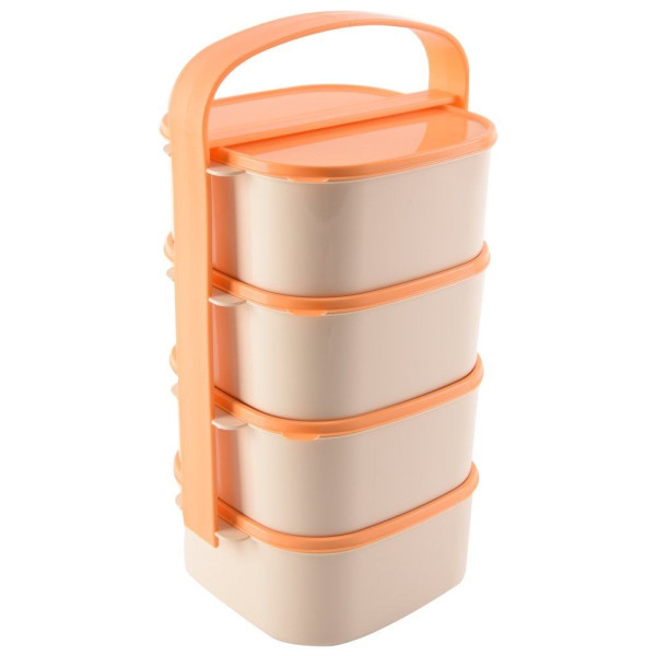 Menażka obiadowa plastikowa 4-poziomowa 4x1,15 l 155914