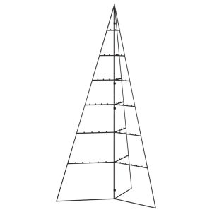 Metalowa choinka świąteczna do dekoracji czarna 140 cm 801971 Metalowa choinka świąteczna do dekoracji czarna 140 cm 801971