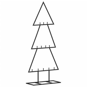 Metalowa choinka świąteczna do dekoracji czarna 60 cm 801939 Metalowa choinka świąteczna do dekoracji czarna 60 cm 801939