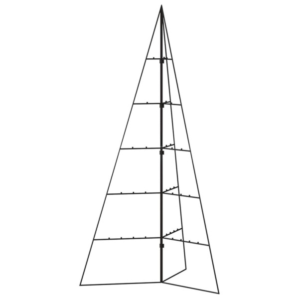 Metalowa choinka świąteczna do ozdobienia czarna 100 cm 801989