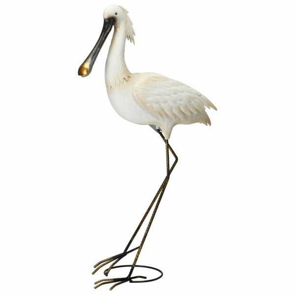 Metalowa dekoracja ogrodowa czapla stojąca AVES GARDEN 74 cm 990953