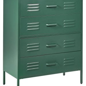 Metalowa komoda szafka zielona 710940 Metalowa komoda szafka zielona 710940