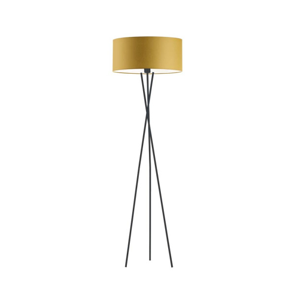 Metalowa lampa trójnożna PARYŻ do pokoju dziecka Czarny/ Musztardowy 900213