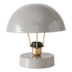 Metalowa lampka stołowa Clover, szary klosz, Ø 25 cm 147261 Metalowa lampka stołowa Clover, szary klosz, Ø 25 cm 147261
