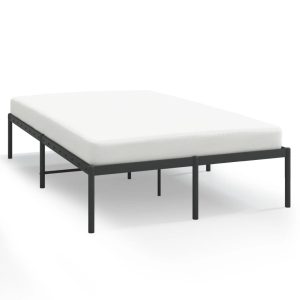 Metalowa rama łóżka czarna 120×190 cm 458834 Metalowa rama łóżka czarna 120×190 cm 458834