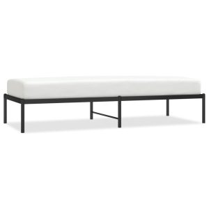 Metalowa rama łóżka czarna 75×190 cm 458843 Metalowa rama łóżka czarna 75×190 cm 458843