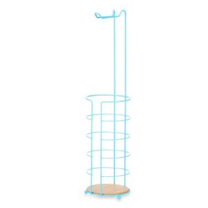 Metalowo-Bambusowy Stojak na Papier Toaletowy 796583 Metalowo-Bambusowy Stojak na Papier Toaletowy 796583