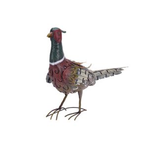 Metalowy bażant dekoracja ogrodowa wielokolorowa 58×40 cm 1021836 Metalowy bażant dekoracja ogrodowa wielokolorowa 58×40 cm 1021836