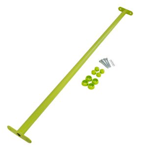 Metalowy drążek na plac zabaw 125 cm limonkowy 661908 Metalowy drążek na plac zabaw 125 cm limonkowy 661908